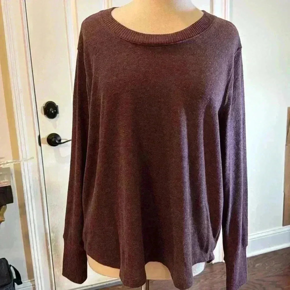 Nine West Jeans color “Heather Wine Tasting” size XXL sweater, NWT - Picture 1 of 11